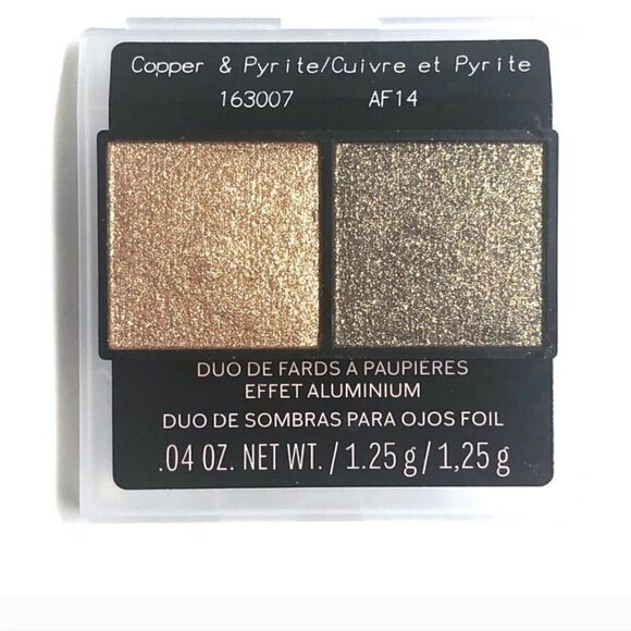MARY KAY FOIL EYE SHADOW DUO IN COPPER AND PYRITE - Picture 1 of 5